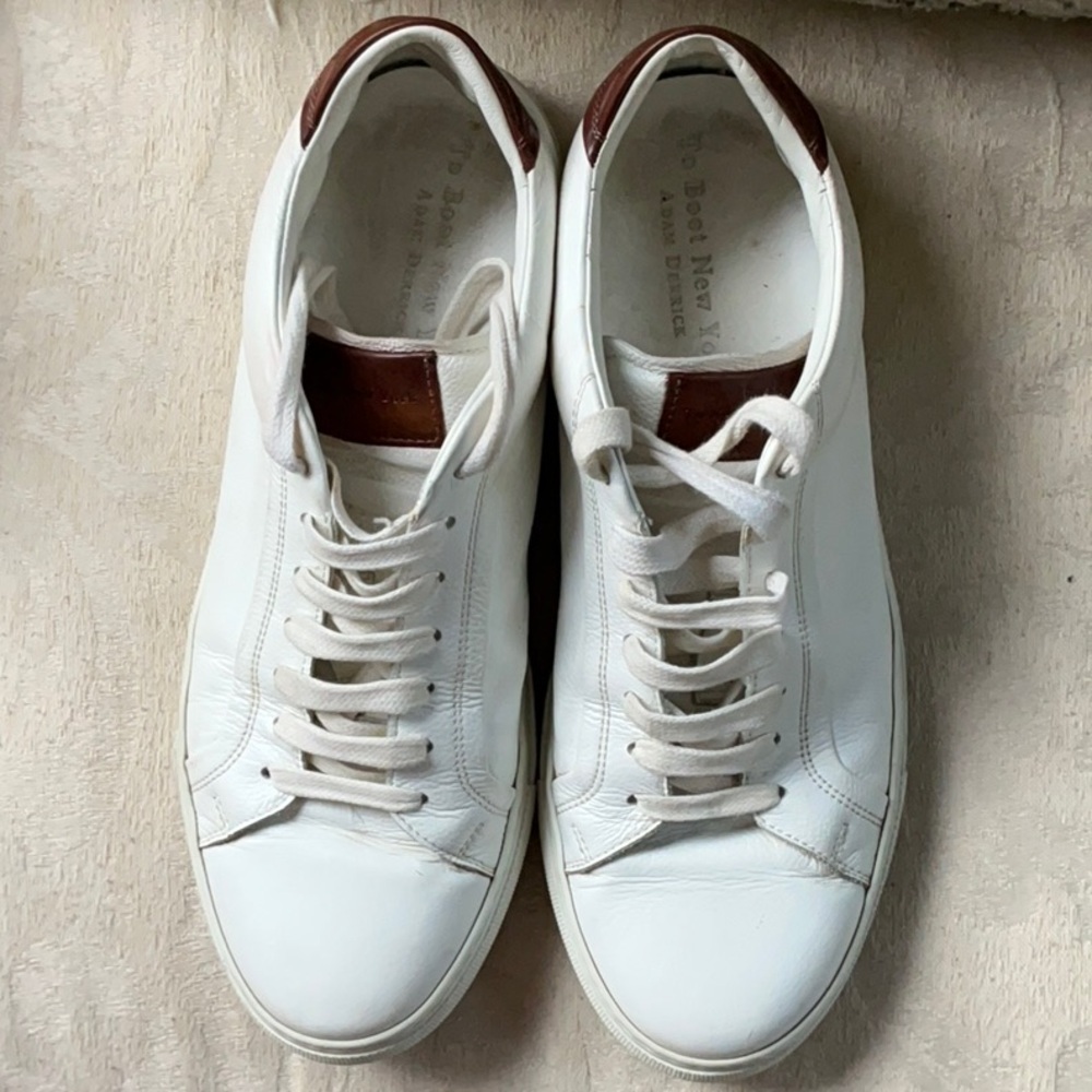 TO‎ BOOT NEW YORK Carlin White Sneaker ADAM DERRICK​ - Picture 6 of 9